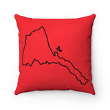 Faux Suede Square Pillow