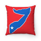 Faux Suede Square Pillow