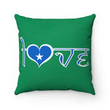 Faux Suede Square Pillow