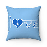 Faux Suede Square Pillow