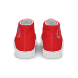 Women’s high top canvas shoes