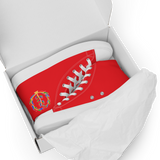 Women’s high top canvas shoes